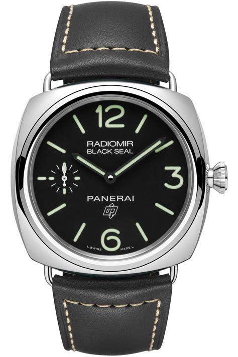 panerai historic collection radiomir black seal logo 45mm men's watch|panerai radiomir vintage.